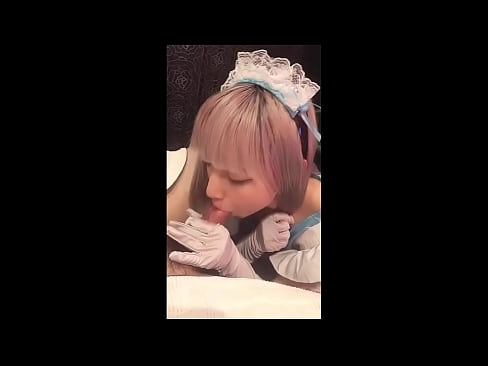 ❤️ المعبود الياباني [مايوكا] ، زي الخادمة الفرنسية ، الجزء 1 ، اللسان والاستحمام بالغسول ️❌